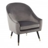 LumiSource Matisse Accent Chair - SILVER - Perspective - LumiSource Matisse Accent Chair - SILVER - Perspective