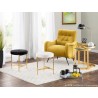 LumiSource Rafael Lounge Chair - YELLOW - Lifestyle - LumiSource Rafael Lounge Chair - YELLOW - Lifestyle