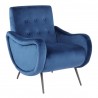 LumiSource Rafael Lounge Chair - BLUE - Perspective - LumiSource Rafael Lounge Chair - BLUE - Perspective