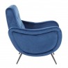 LumiSource Rafael Lounge Chair - BLUE - Side - LumiSource Rafael Lounge Chair - BLUE - Side