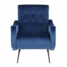 LumiSource Rafael Lounge Chair - BLUE - Front - LumiSource Rafael Lounge Chair - BLUE - Front
