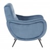 LumiSource Rafael Lounge Chair - TEAL - Side - LumiSource Rafael Lounge Chair - TEAL - Side
