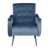 LumiSource Rafael Lounge Chair - TEAL - Front - LumiSource Rafael Lounge Chair - TEAL - Front