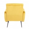 LumiSource Rafael Lounge Chair - YELLOW - Rear - LumiSource Rafael Lounge Chair - YELLOW - Rear