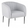 LumiSource Renee Accent Chair - GREY FABRIC - Perspective - LumiSource Renee Accent Chair - GREY FABRIC - Perspective