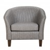 LumiSource Shelton Club Chair - LIGHT GREY - Front - LumiSource Shelton Club Chair - LIGHT GREY - Front