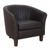 LumiSource Shelton Club Chair - CHOCOLATE BROWN - Perspective  - LumiSource Shelton Club Chair - CHOCOLATE BROWN - Perspective 