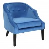LumiSource Sofia Accent Chair - BLUE - Perspective - LumiSource Sofia Accent Chair - BLUE - Perspective