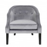 LumiSource Sofia Accent Chair - SILVER - Front - LumiSource Sofia Accent Chair - SILVER - Front