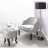 LumiSource Sofia Accent Chair - SILVER - Lifestyle - LumiSource Sofia Accent Chair - SILVER - Lifestyle