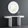 Delaney Console In High White - Lifestyle - Delaney Console In High White - Lifestyle