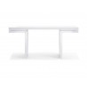 Delaney Console In High White - Front - Delaney Console In High White - Front