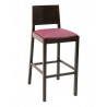 European 40.5" Beech Wood Barstool - Cherry - European 40.5" Beech Wood Barstool - Cherry