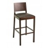 European 40.5" Beech Wood Barstool - European 40.5" Beech Wood Barstool