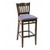 European 40.5" Beech Wood Barstool - Mahogany - European 40.5" Beech Wood Barstool - Mahogany