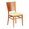 European Beechwood Wood Dining Chair - CON-11S - Walnut - European Beechwood Wood Dining Chair - CON-11S - Walnut
