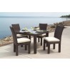 Contempo 42" Square Umbrella Dining Table - Lifestyle 2 - Contempo 42" Square Umbrella Dining Table - Lifestyle 2