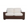 Contempo Loveseat in Aged Walnut Wicker Finish - Contempo Loveseat in Aged Walnut Wicker Finish