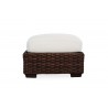 Contempo Ottoman in Aged Walnut Wicker Finish - Front - Contempo Ottoman in Aged Walnut Wicker Finish - Front