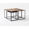 Nova Solo Rustika Nesting Coffee Table Set  - Nova Solo Rustika Nesting Coffee Table Set 