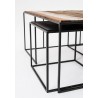 Nova Solo Rustika Nesting Coffee Table Set  - Nova Solo Rustika Nesting Coffee Table Set 
