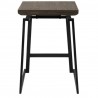 LumiSource Geo Counter Stool - Set of 2 - BROWN - Rear - LumiSource Geo Counter Stool - Set of 2 - BROWN - Rear