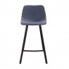 LumiSource Outlaw Counter Stool - Set of 2 - BLUE - Front - LumiSource Outlaw Counter Stool - Set of 2 - BLUE - Front