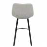 LumiSource Outlaw Counter Stool - Set of 2 - GREY - Rear - LumiSource Outlaw Counter Stool - Set of 2 - GREY - Rear