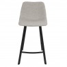 LumiSource Outlaw Counter Stool - Set of 2 - GREY - Front - LumiSource Outlaw Counter Stool - Set of 2 - GREY - Front