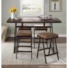 LumiSource Seven Counter Stool - BROWN - Lifestyle - LumiSource Seven Counter Stool - BROWN - Lifestyle
