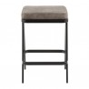 LumiSource Seven Counter Stool - STONE - Front / Rear - LumiSource Seven Counter Stool - STONE - Front / Rear