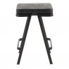 LumiSource Seven Counter Stool - BLACK - Side - LumiSource Seven Counter Stool - BLACK - Side