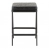 LumiSource Seven Counter Stool - BLACK - Front / Rear - LumiSource Seven Counter Stool - BLACK - Front / Rear