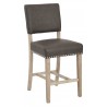 Carson Counter Stool - Elite Pewter Bonded - Carson Counter Stool - Elite Pewter Bonded