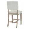 Carson Counter Stool - Linen Fabric - Back - Carson Counter Stool - Linen Fabric - Back
