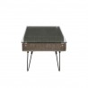 LumiSource Avery Coffee Table - Dark Grey - Side - LumiSource Avery Coffee Table - Dark Grey - Side