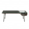 LumiSource Avery Coffee Table - Dark Grey - Rear - LumiSource Avery Coffee Table - Dark Grey - Rear