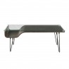 LumiSource Avery Coffee Table - Dark Grey - Front - LumiSource Avery Coffee Table - Dark Grey - Front