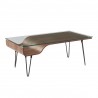 LumiSource Avery Coffee Table - Walnut - Perspective - LumiSource Avery Coffee Table - Walnut - Perspective