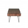 LumiSource Avery Coffee Table - Walnut - Side - LumiSource Avery Coffee Table - Walnut - Side