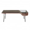 LumiSource Avery Coffee Table - Walnut - Rear - LumiSource Avery Coffee Table - Walnut - Rear
