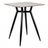 LumiSource Clara Dinette Table - Black + Walnut - LumiSource Clara Dinette Table - Black + Walnut