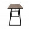 LumiSource Geo Counter Table - Black + Brown - Side - LumiSource Geo Counter Table - Black + Brown - Side