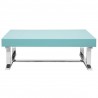 LumiSource Luster Coffee Table - Light Blue - Front - LumiSource Luster Coffee Table - Light Blue - Front