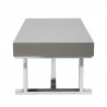 LumiSource Luster Coffee Table - Grey - Side - LumiSource Luster Coffee Table - Grey - Side