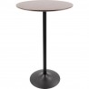 LumiSource Pebble Table - Black + Espresso - LumiSource Pebble Table - Black + Espresso