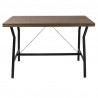 LumiSource Wishbone Counter Table - Rear / Front - LumiSource Wishbone Counter Table - Rear / Front