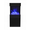 Amantii Cube 2025WM Electric Fireplace - Blue Flame - Amantii Cube 2025WM Electric Fireplace - Blue Flame