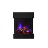 Amantii Cube 2025WM Electric Fireplace - Red and Blue Flame - Amantii Cube 2025WM Electric Fireplace - Red and Blue Flame