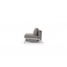 Cubed 02 Chair In Mixed Dance Gray Fabric - Side - Cubed 02 Chair In Mixed Dance Gray Fabric - Side